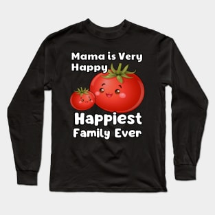 Cute Tomato Mama Long Sleeve T-Shirt